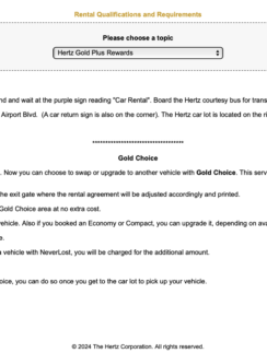 a screenshot of a rental application